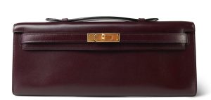 Hermes Kelly Cut clutch in box leather