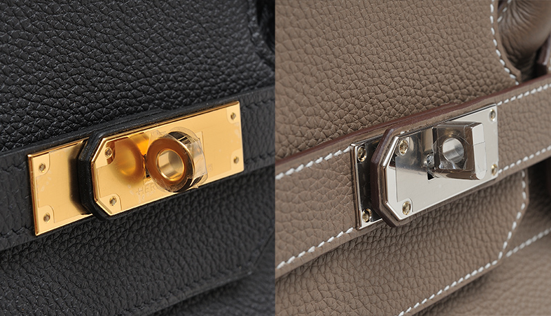 Comparison of the spindle lock mechanism on Hermes HAC and Birkin bags